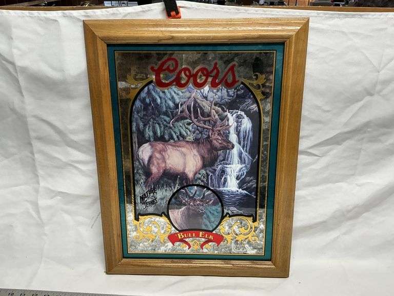 Coors "Bull Elk" mirror