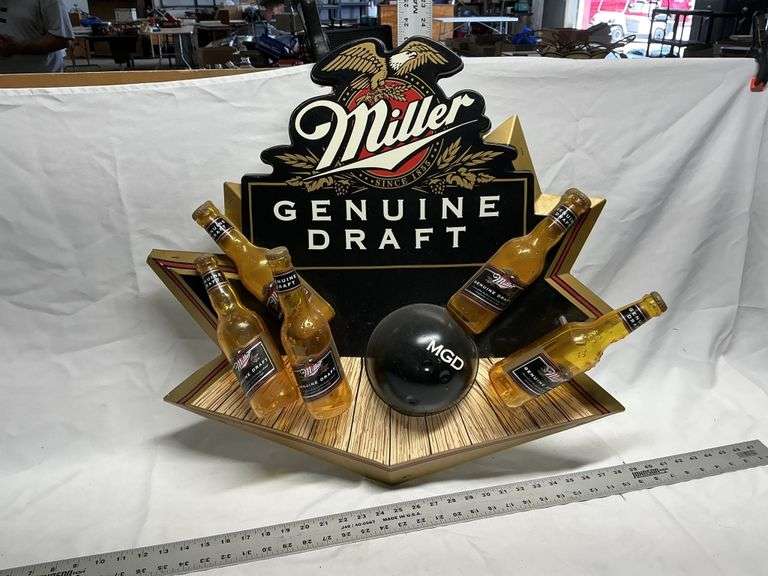 Miller Genuine Draft sign