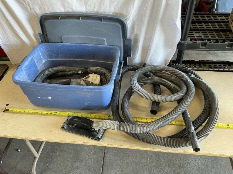Drywall sander with vac hose