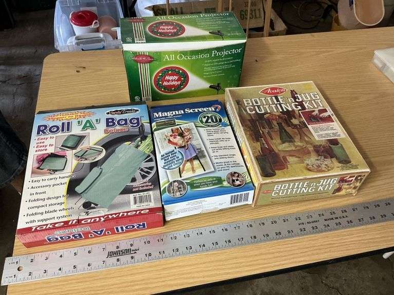 Bottle cutting kit/occasion projector, etc.