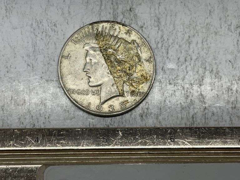 1935 S peace silver Dollar