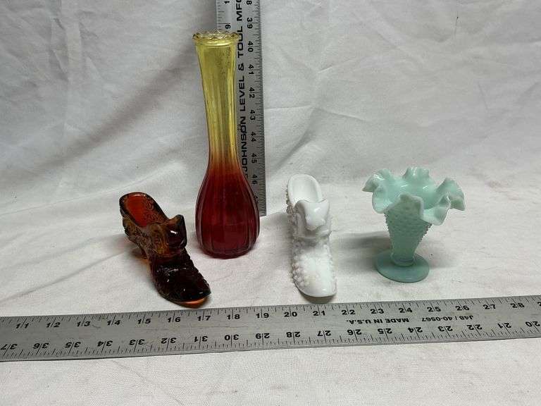 Slippers, vases