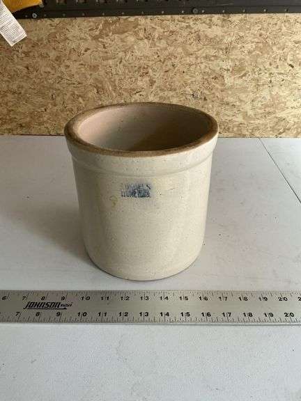 Ruckles stoneware crock