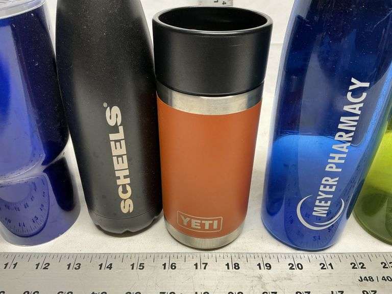 Yeti, water bottles, etc