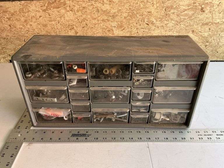 Organizer with hardware
