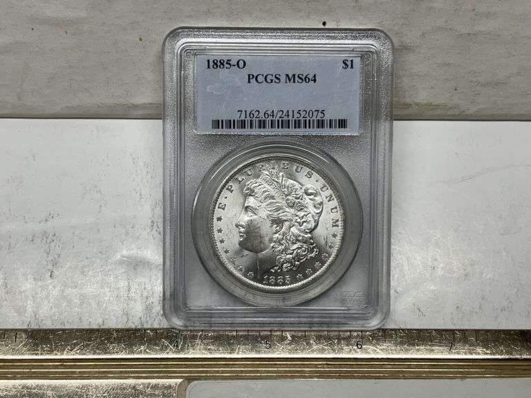 1885 O Morgan Silver Dollar