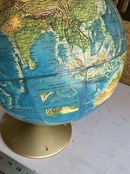 Rand McNally globe