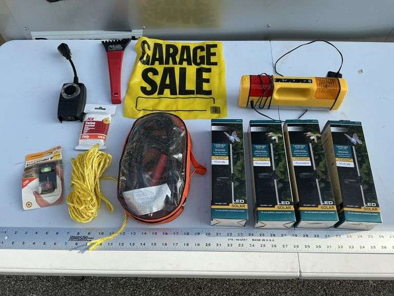 Landscape garden lights and car items