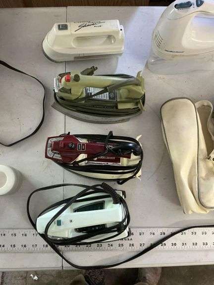 Irons/camera/cassette player etc.