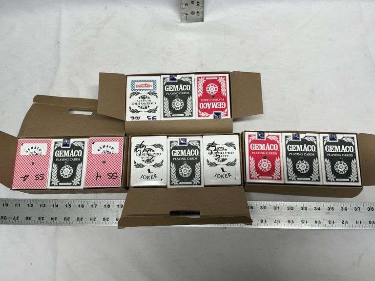 Retired casino playing cards