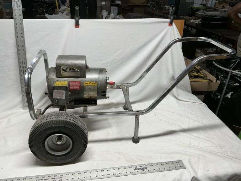 Power washer motor & frame-runs good