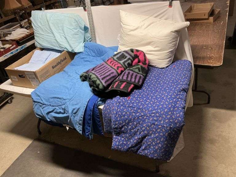 Blankets and pillows