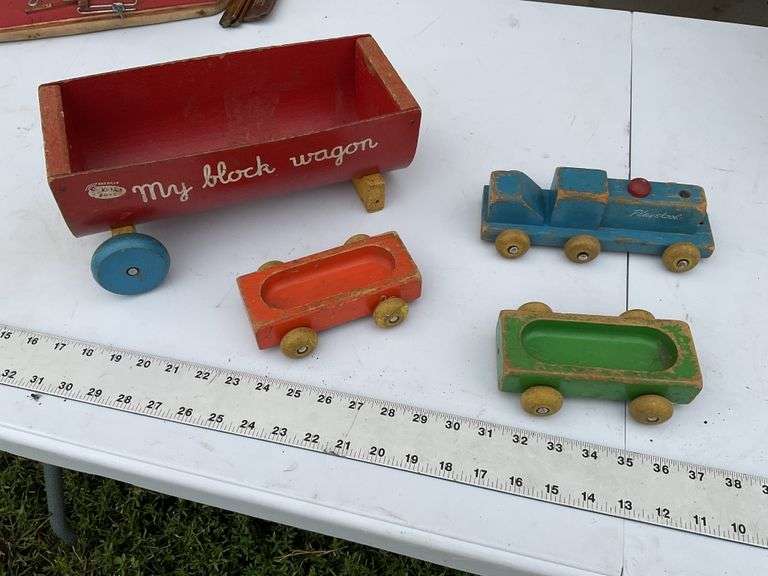 Playskool vintage wooden toys
