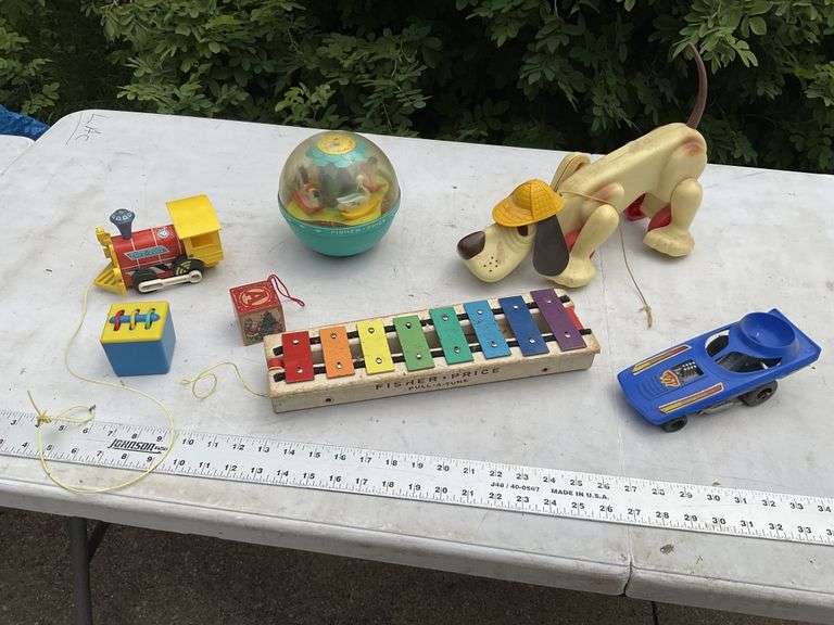 Vintage Fisher-Price toys, etc.