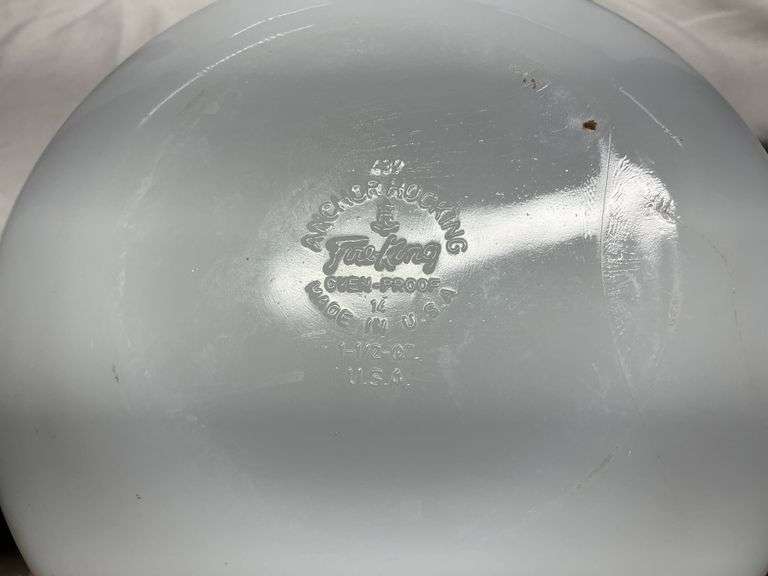Pyrex/Fire King, etc.