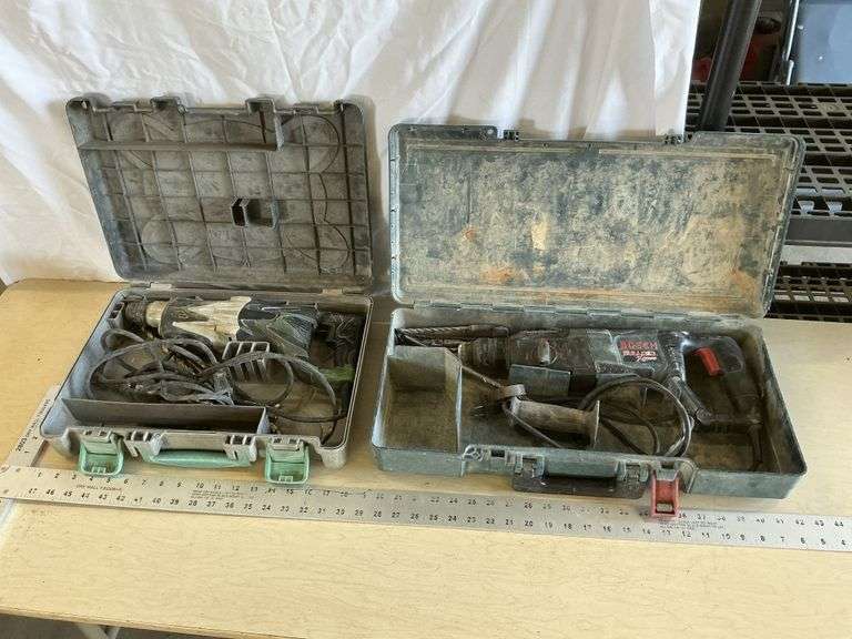 Bosch bulldog extreme and hitachi hammer drills