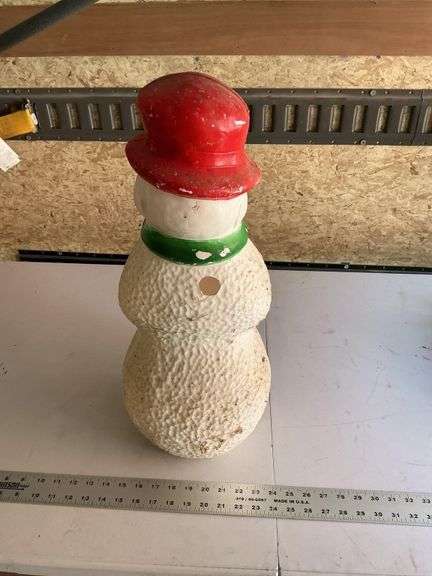 22" blow mold snowman