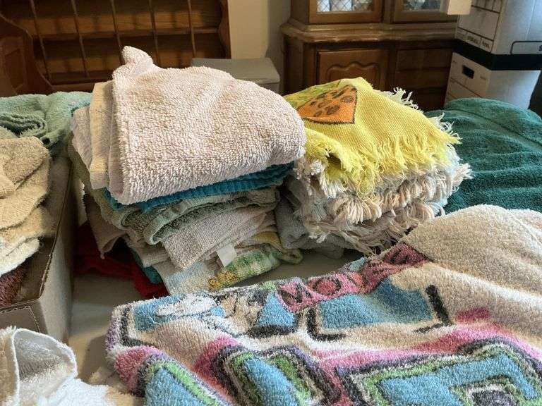 Towels and washcloths