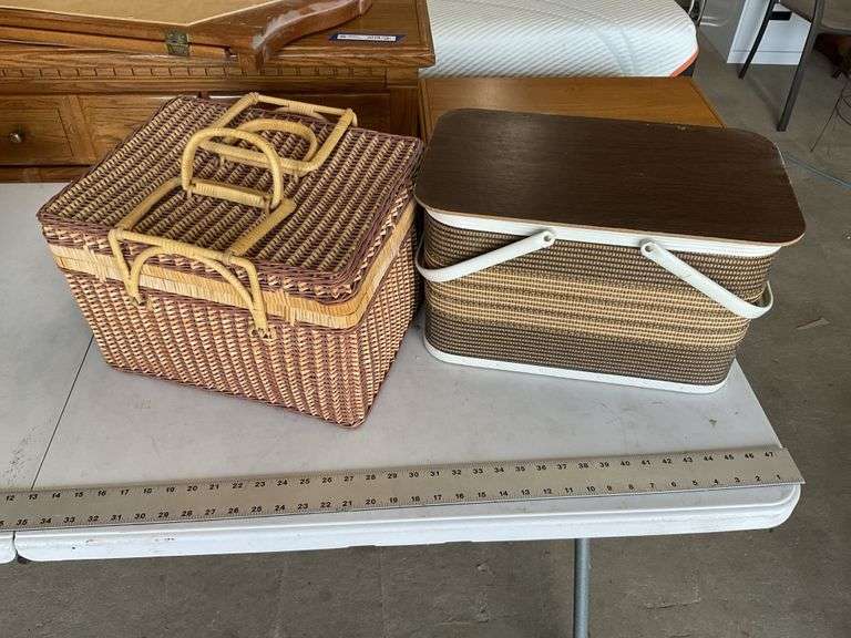 2- picnic baskets