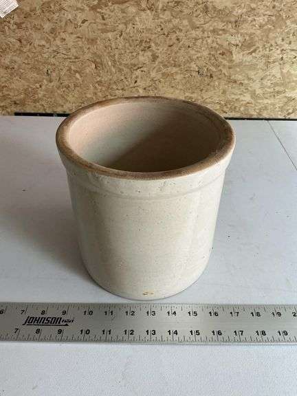 Ruckles stoneware crock