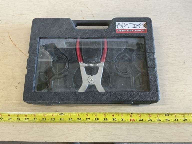 Spring miter clamp set