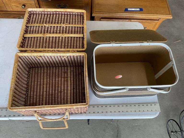 2- picnic baskets