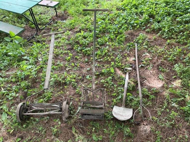 Push mower/cultivators