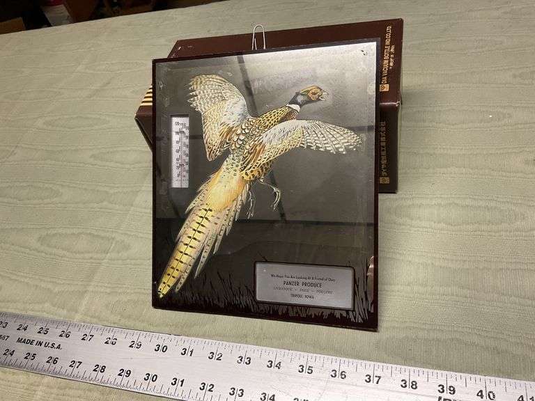 Panzer Produce Tripoli, Iowa advertising mirror