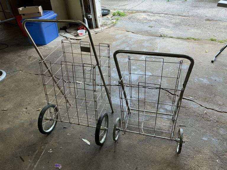 Metal moving carts