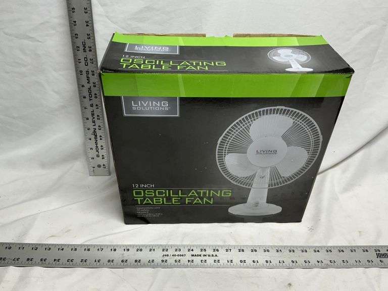 New oscillating table fan