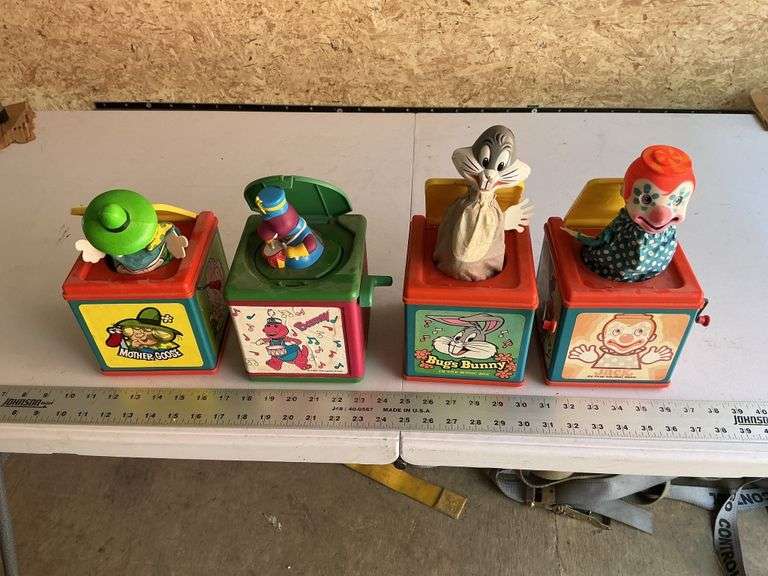 Plastic jack in the boxes