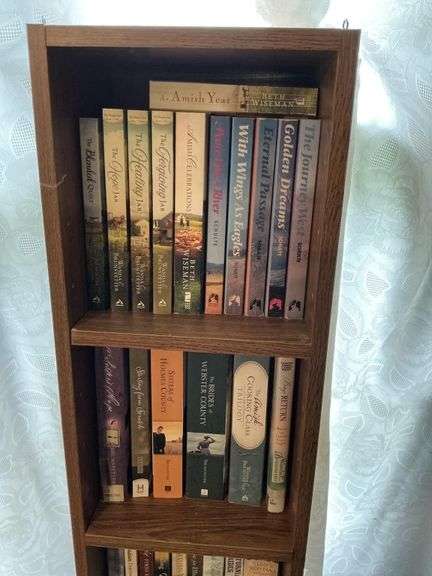 Amish romance books and shelf