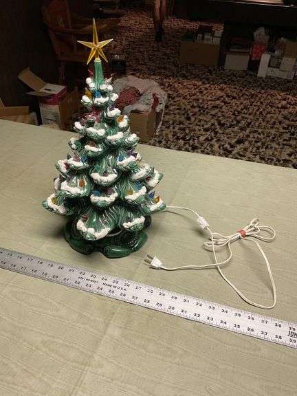 Vintage ceramic Christmas tree