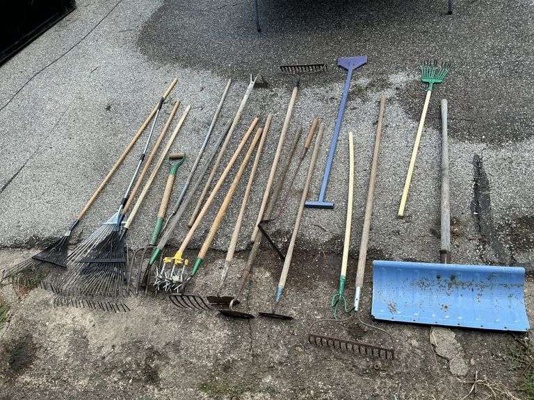 Large assortment of hand tools