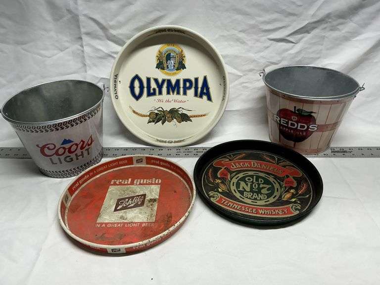 Beer trays and buckets