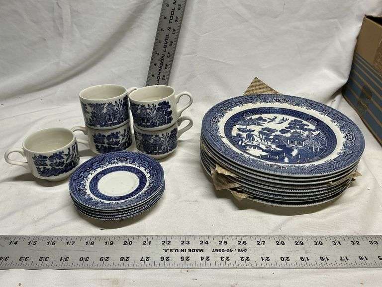 Churchill England Willow dishes
