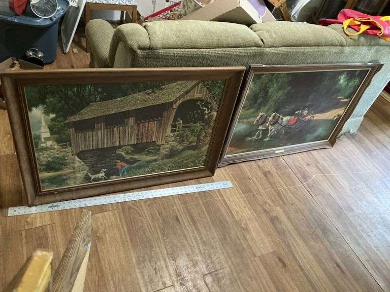 5 large wall hangings
