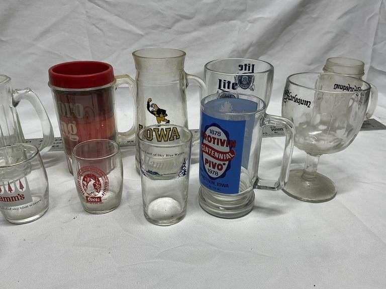Misc beer glasses, etc