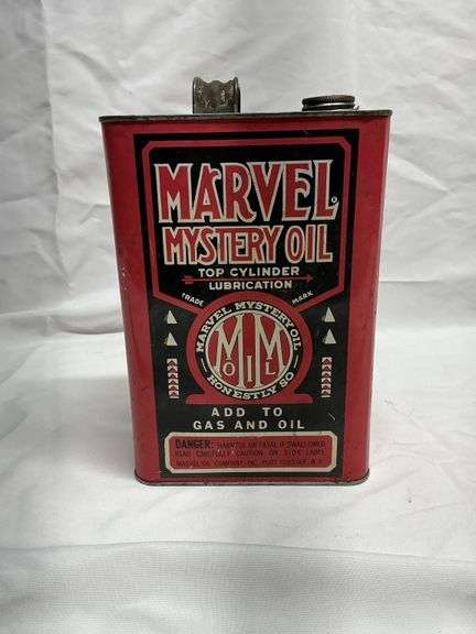 Marvel Mystery Oil can