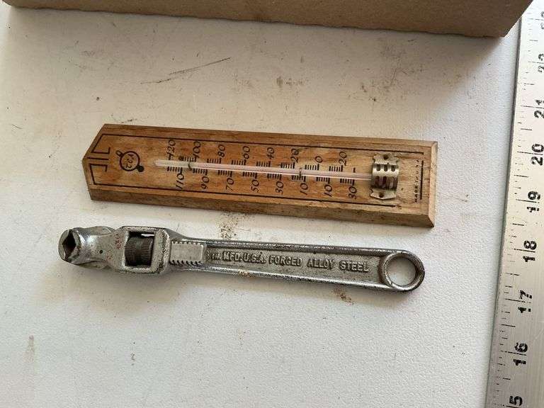 Screwdrivers and thermometer, etc.