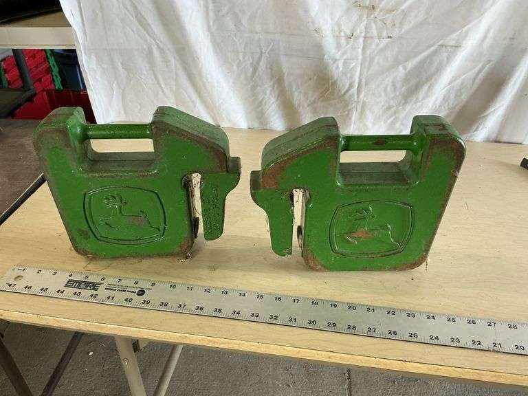 John Deere suitcase weights