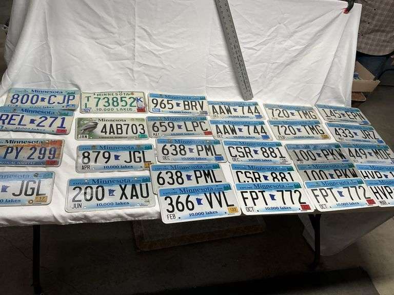Minnesota license plates