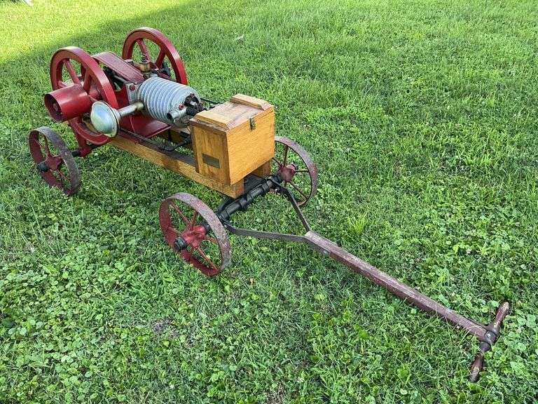 Gade bros type C 1-3/4 hp engine and cart