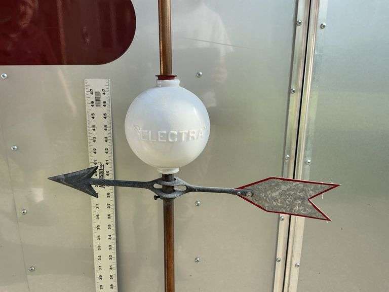 Lightning rod with "Electra" ball