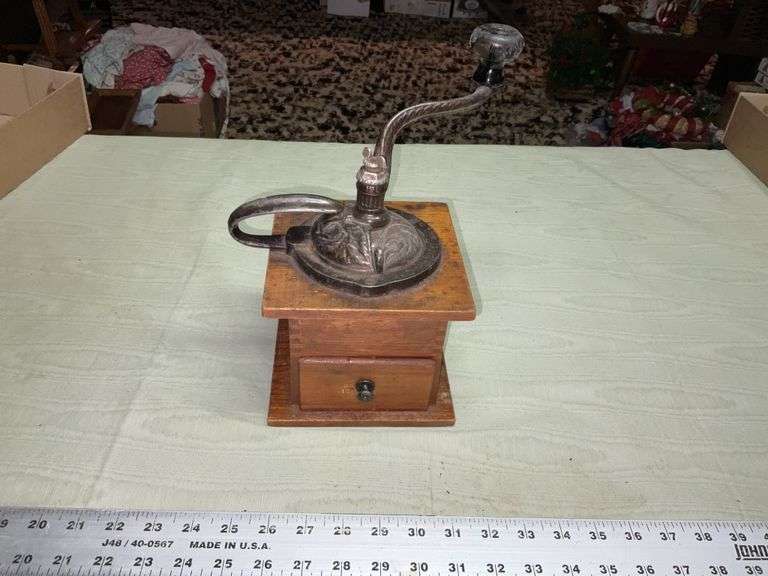 Antique coffee grinder