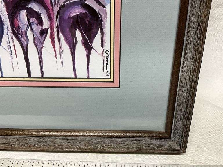 Southwestern print. Signed.
