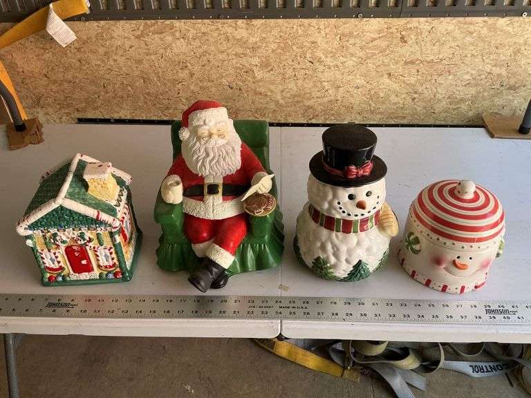 Christmas cookie jars