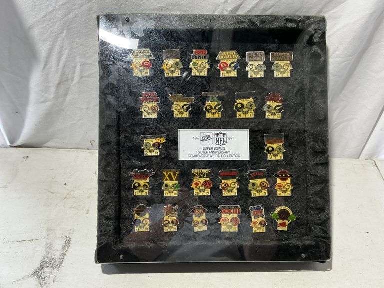 1967 - 1991 Super Bowl commemorative pin