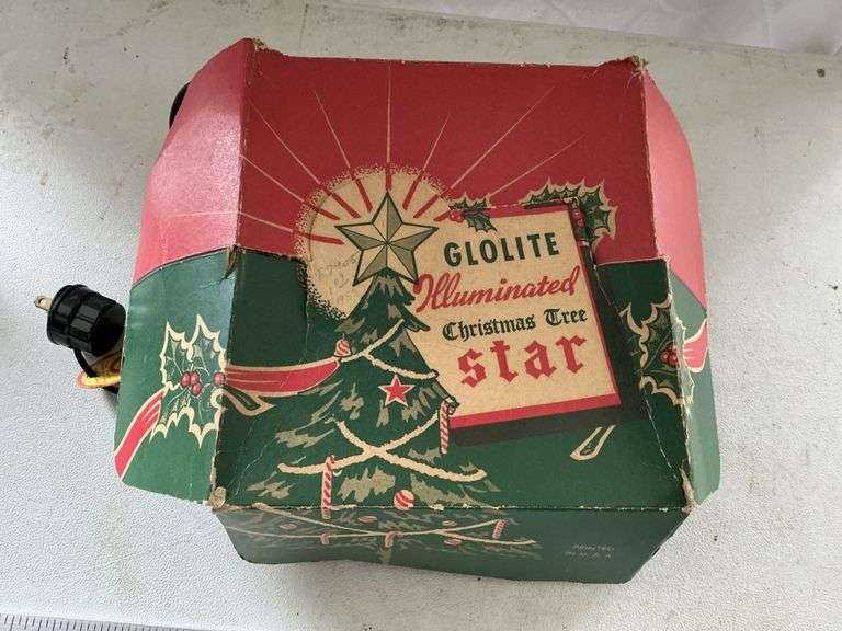 Vintage GloLite illuminated Christmas tree