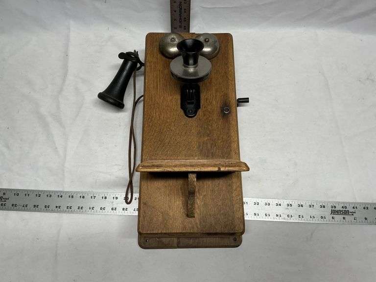Antique wall telephone